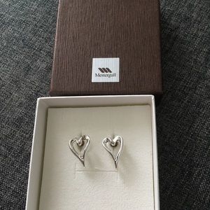 Norwegian designer silver earrings